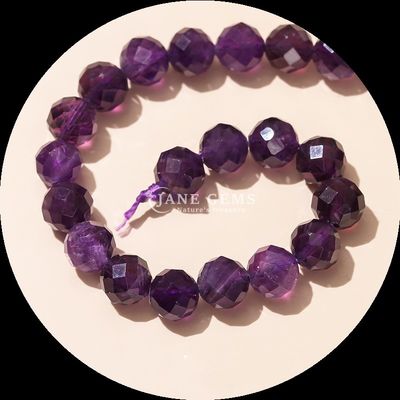 Perlas de forma redonda de piedras preciosas Rosa cuarzo claro cuarzo redondo con facetas sueltas para colecciones de joyas elegantes