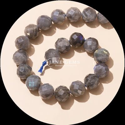 Perlas de gemas multicolores Perlas de gemas naturales Citrino Fresa Cuarzo Facetado Redondo hebras sueltas de perlas