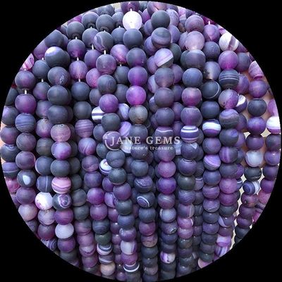 8 mm de piedras preciosas naturales cuentas de gemas cuentas de gemas varias bandas de ágata helada hilos de cuentas sueltas para accesorios de cuentas hechos a mano
