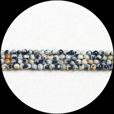 Colores variados Perlas de piedras preciosas cortadas redondas pequeñas de turmalina Cristal de perlas sueltas