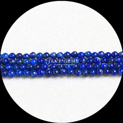 Fabricación de joyas DIY con gemas naturales Perlas de tamaño 4 mm Hermosa cristal rosa cuarzo Sodalite hebras de perlas sueltas