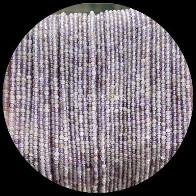 Ametista de varios colores con rosas de perlas y gemas pulidas redondas para la fabricación de joyas de cristal versátil