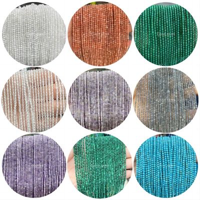 Las cuentas de piedra preciosa natural La solución perfecta pulida para la fabricación de joyas DIY