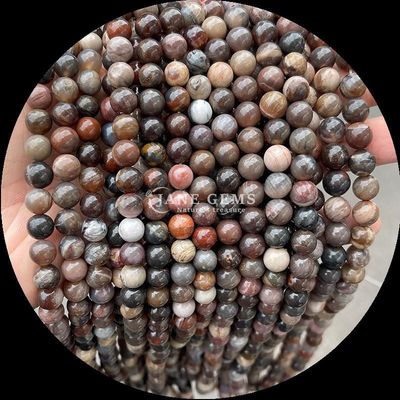 Perlas de piedras preciosas redondas naturales Kiwi Jasper Lapislázuli y más La adición perfecta a su colección de joyas
