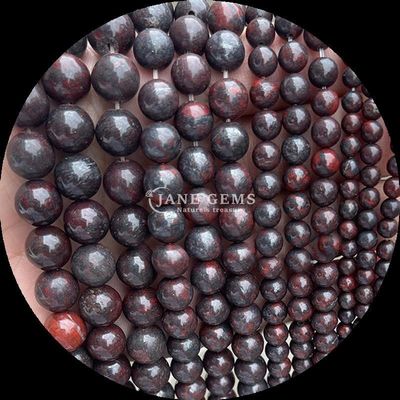 Piedras preciosas cortadas gemas redondas cuentas de diamante cebra jaspe mahagonía obsidiana varios tipos cristal piedra curativa hebras de cuentas sueltas para accesorios hechos a mano