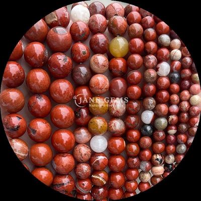Forma redonda Perlas de piedra preciosa Variados colores Ágata india Unakite Cristal de piedra curativa hebras de perlas sueltas para sus necesidades de fabricación de joyas