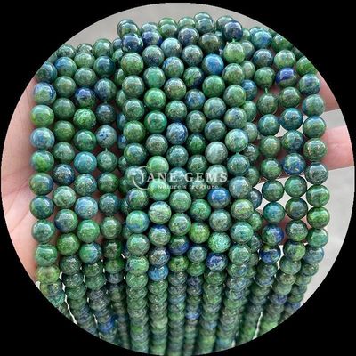 Forma redonda Perlas de piedra preciosa Variados colores Ágata india Unakite Cristal de piedra curativa hebras de perlas sueltas para sus necesidades de fabricación de joyas
