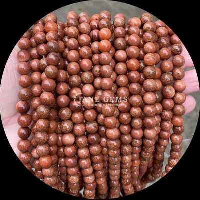 Perlas de piedras preciosas de forma redonda Varias piedras curativas naturales de oro piedra arenisca labradorita hilos de perlas sueltas para los requisitos de sus clientes