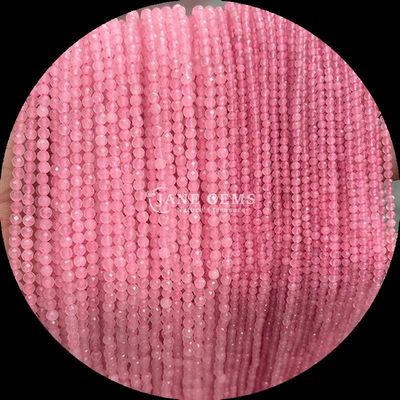 Forma redonda con cuentas de piedras preciosas multicolores Cristal natural de curación Rosa cuarzo, lapislázuli con facetas de cuentas sueltas para joyería DIY