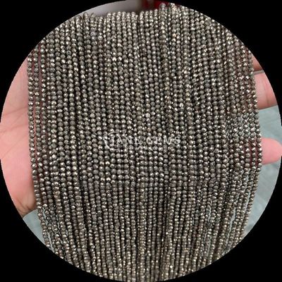 Actualice su joyería DIY con gemas de forma redonda y piedra preciosa natural varias piedras curativas de cristal natural dalmataña jaspe turmalina suelta mini facetas de cuerdas