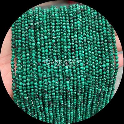 DIY Joyería Hacer piedras preciosas Varios tipos Apatita Malaquita Mini Facetado hebras de perlas sueltas Cristales curativos