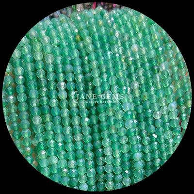 Perlas de gemas redondas La mejor opción para la fabricación de joyas y accesorios personalizados Varios tipos de rubí Zoisite Fresa Cuarzo Mini Facetado Películas sueltas de perlas cristalinas piedras curativas