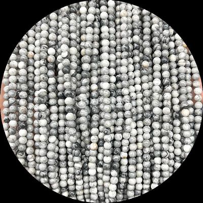 Cuentas de gemas de 4 mm multicolor Varias piedras de cristal natural Mini cuentas redondas de turmalina sueltas para requisitos del cliente